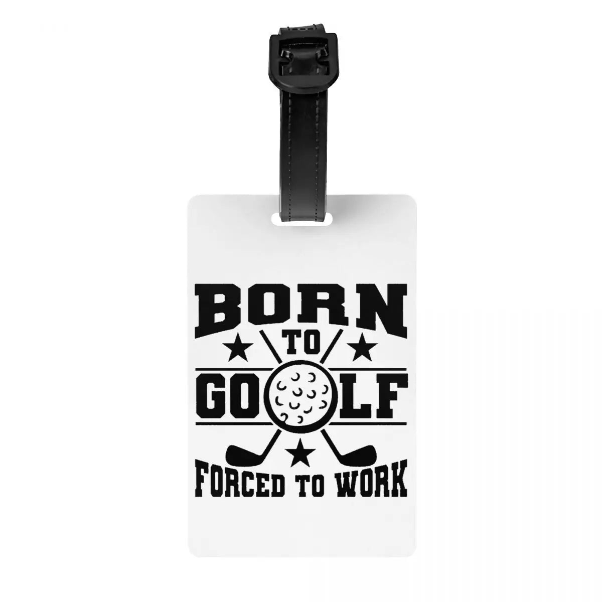 Custom Golf And Beer Luggage Tag Privacy Protection Baggage Tags Travel Bag Labels Suitcase