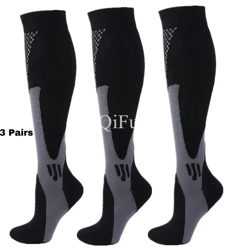 Compression Socks Running Football Sports Medical Nursing Socks for Flight Travel Pregnancy Edema Diabetes Varicose Veins Socks