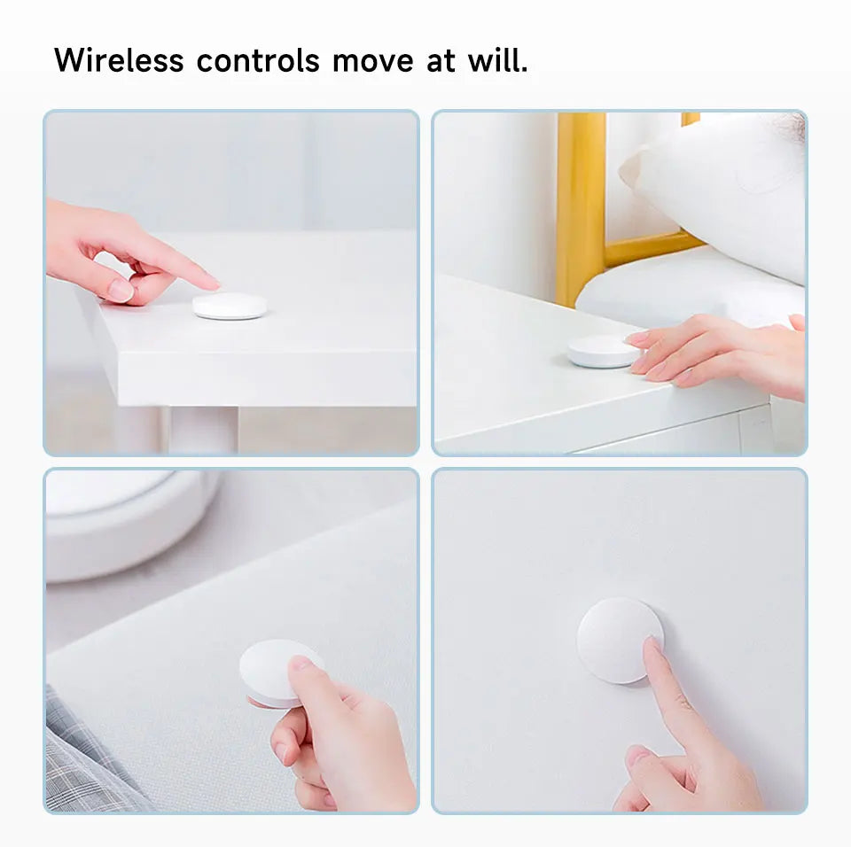 Tuya Zigbee Smart Push Button Wireless Switch Include Battery Remote Control Automation Scenario Switch Work with Zigbee Gateway