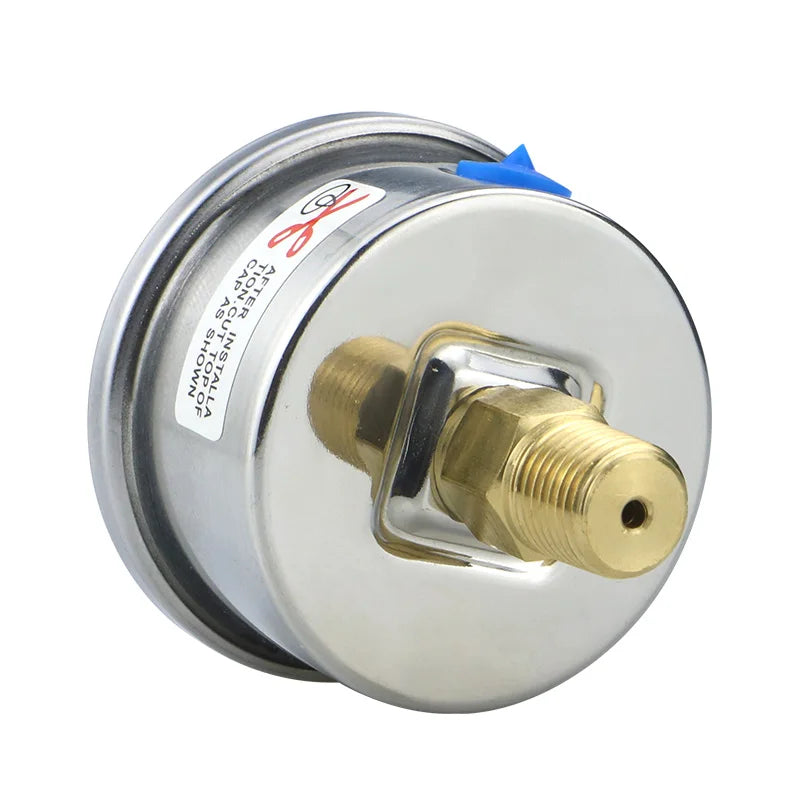 MAIRUIKESI Pressure Gauge 2 inch(50mm ) 2.5% NPT,G,ZG1/4 Steel case Back Connection Vacuum Mamometer For Hydrualic Water Gas