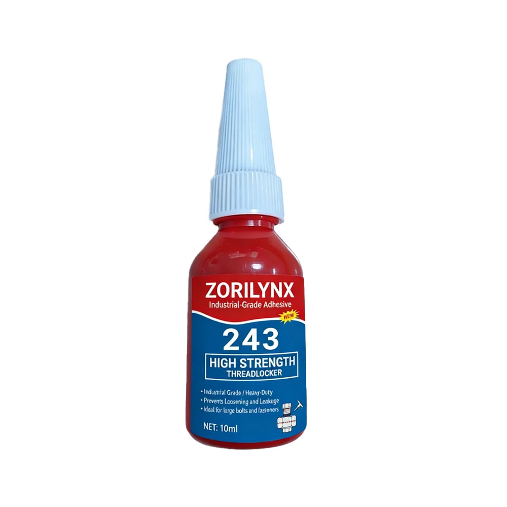 243 Threadlocker 50ml High Strength Blue Adhesive Oil Resistant Anaerobic Glue for Screw Lock Metal Bolt Nut Seal  ZORILYNX