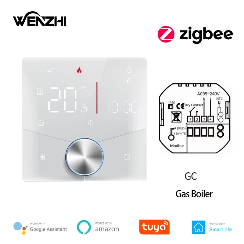 ZigBee/Wifi Warm Floor Room Heating Thermostat Temperature Controller For Water/Electric/Gas Boiler Tuya Smart Life Alexa Home