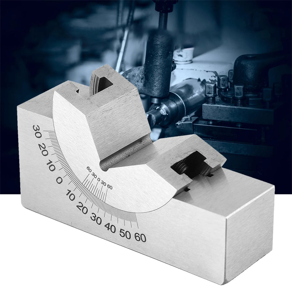 75x25x36 AP30 Tool Steel Precision  Adjustable Angle V Block Milling Adjustable Angle V Block Degree angle plate Angle