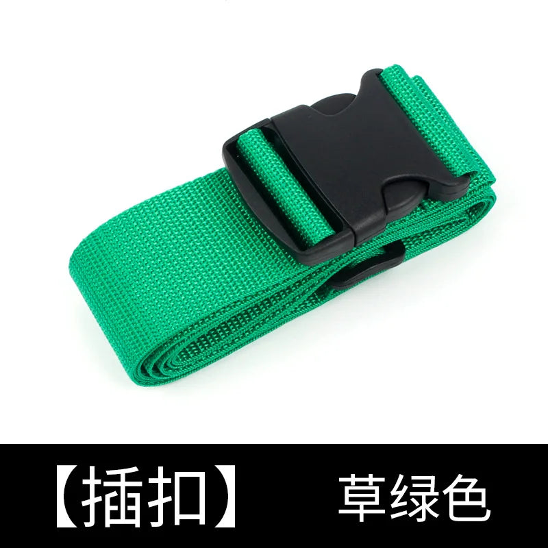 Straight Shaped Luggage Straps for Suitcase, Polyester Luggage Belt with Adjustable Release Buckle Travel Accessory ﻿