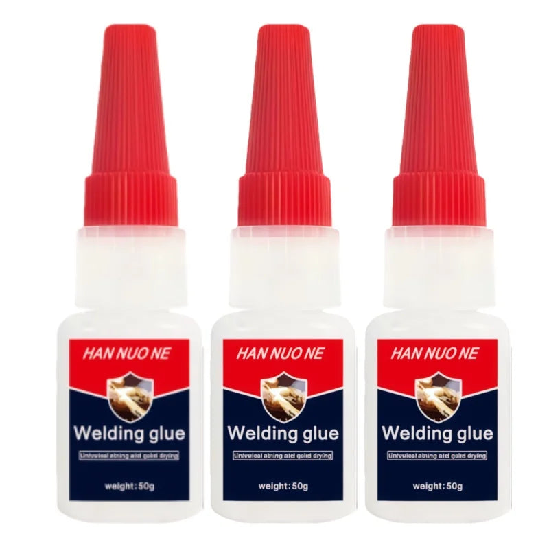 Super Glue Transparent Strong Adhesive Fast-Drying Cyanoacrylate Glue Suitable for Wood, Rubbegr, Leather, Plastic, DIY