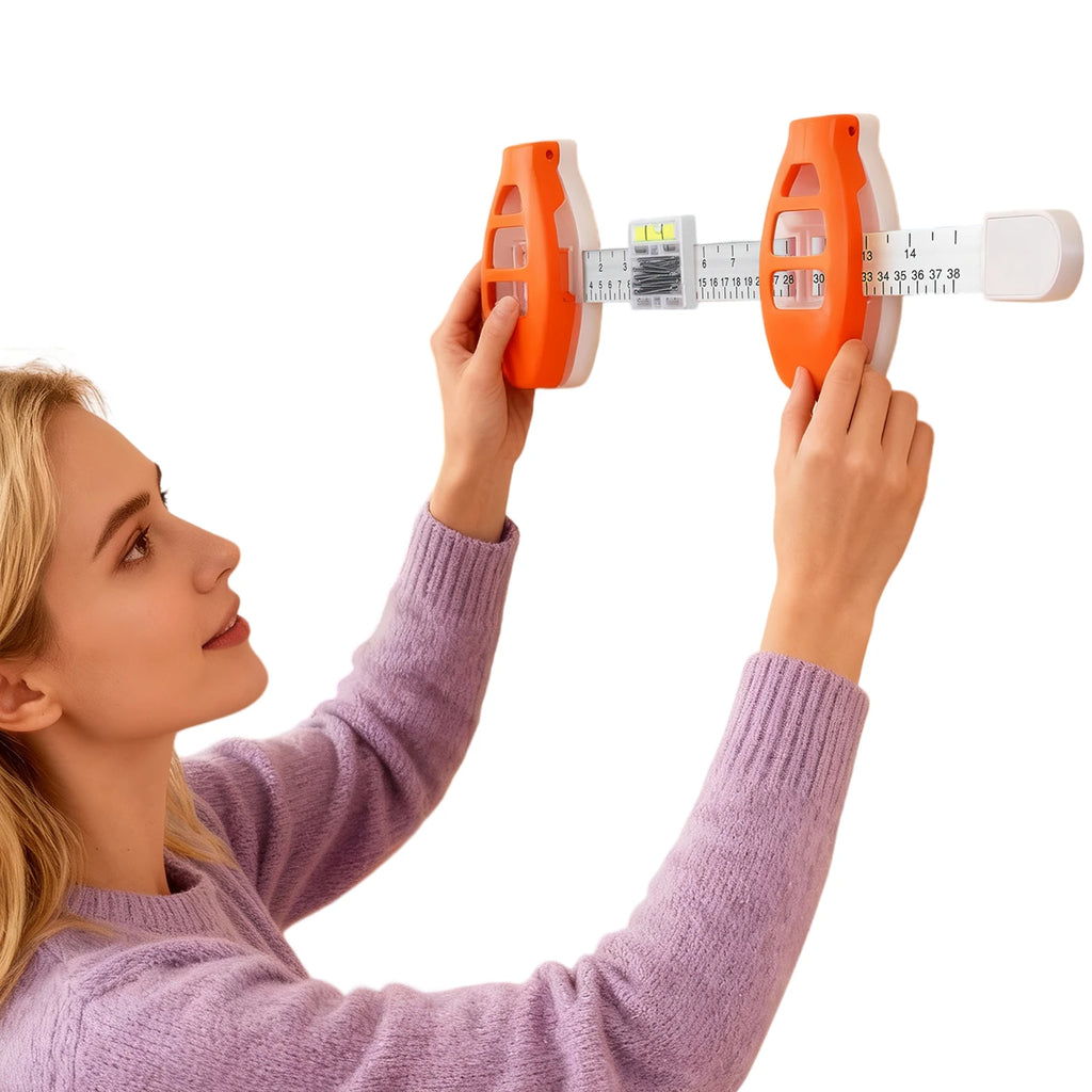 Magnetic Level Ruler Kit with Built in Levels Frame Positioning Tool Lightweight for Precise Photo and Mirror Installation