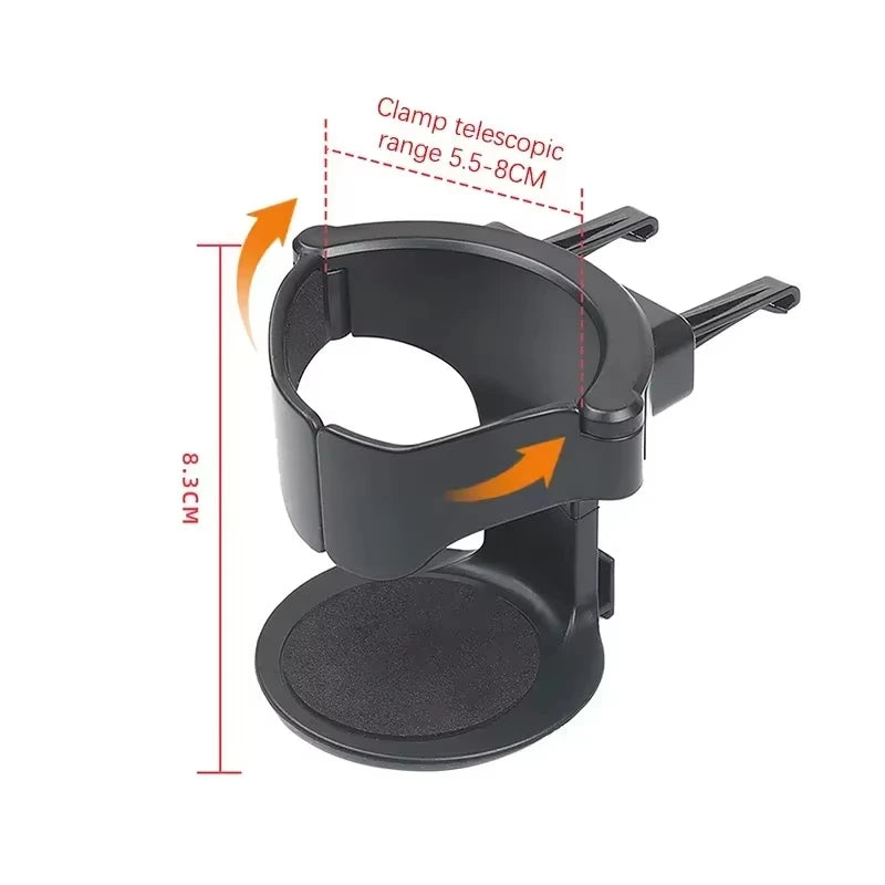 Multifunctional Car air conditioning outlet Cup Rack For Air Vent Auto Drink Rack Stand Coffee Cup Holder Water Bottle