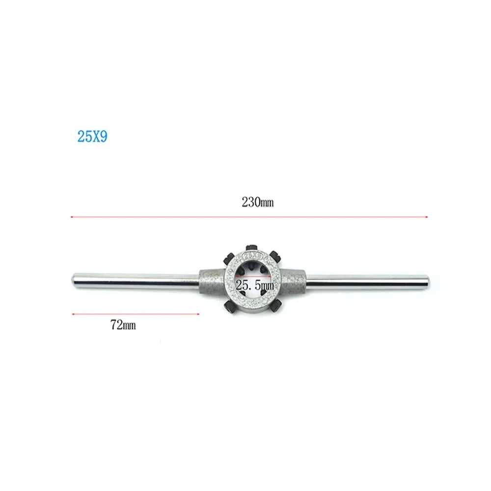 Round Die Wrench Adjustable Manual Die Wrench Holder Circular Die Handle Hand Tool For Dies Threading Tools