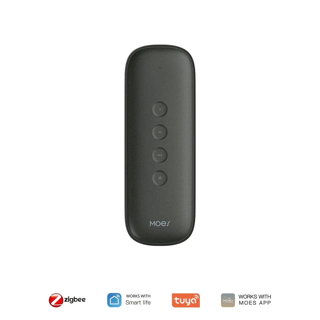 Tuya ZigBee Smart Scene Switch 4Button Portable Wireless Lighweight Design 12 Scenario Remote Control Automation Battery Powered
