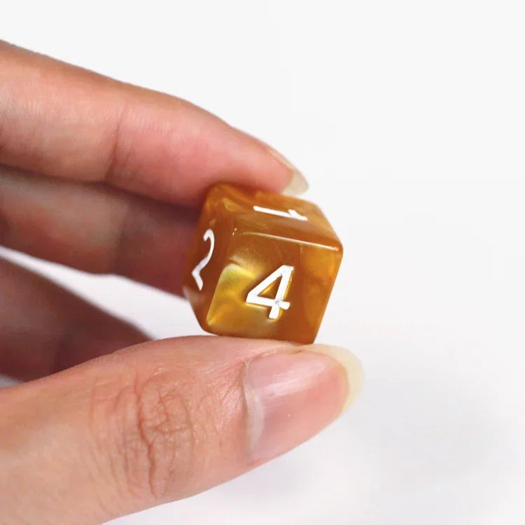 10 Pcs/set Digital Dice Funny Puzzle Game Accessory 16 Mm