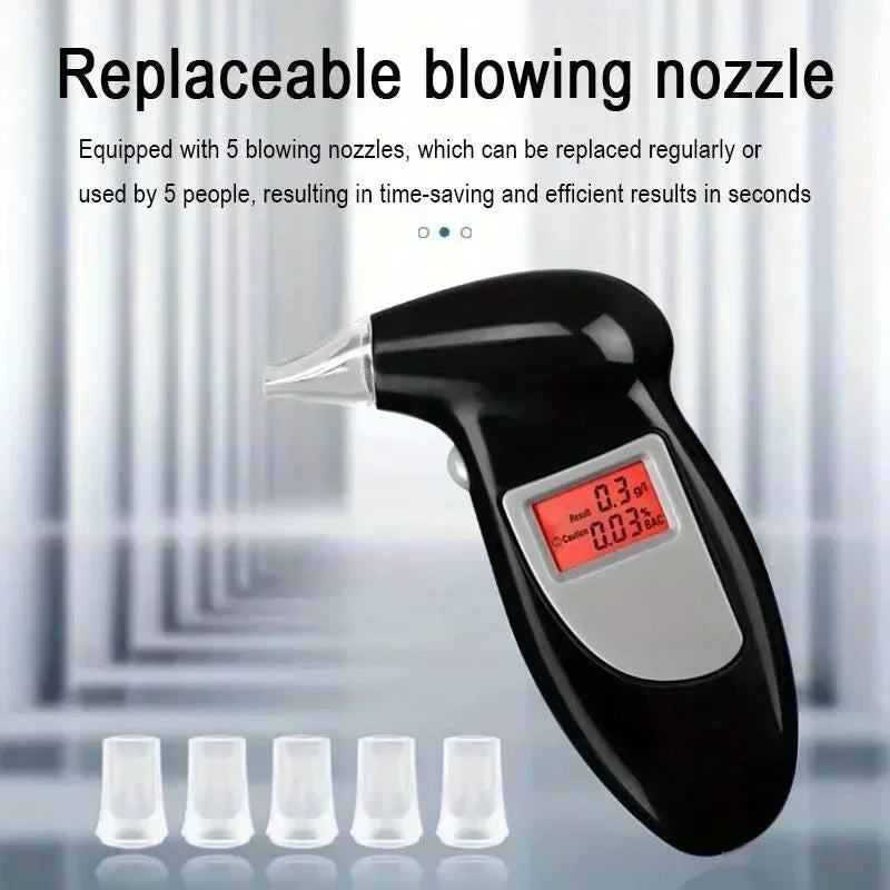 Accurately Test Your Blood Alcohol Content with this Digital Breath Alcohol Tester!