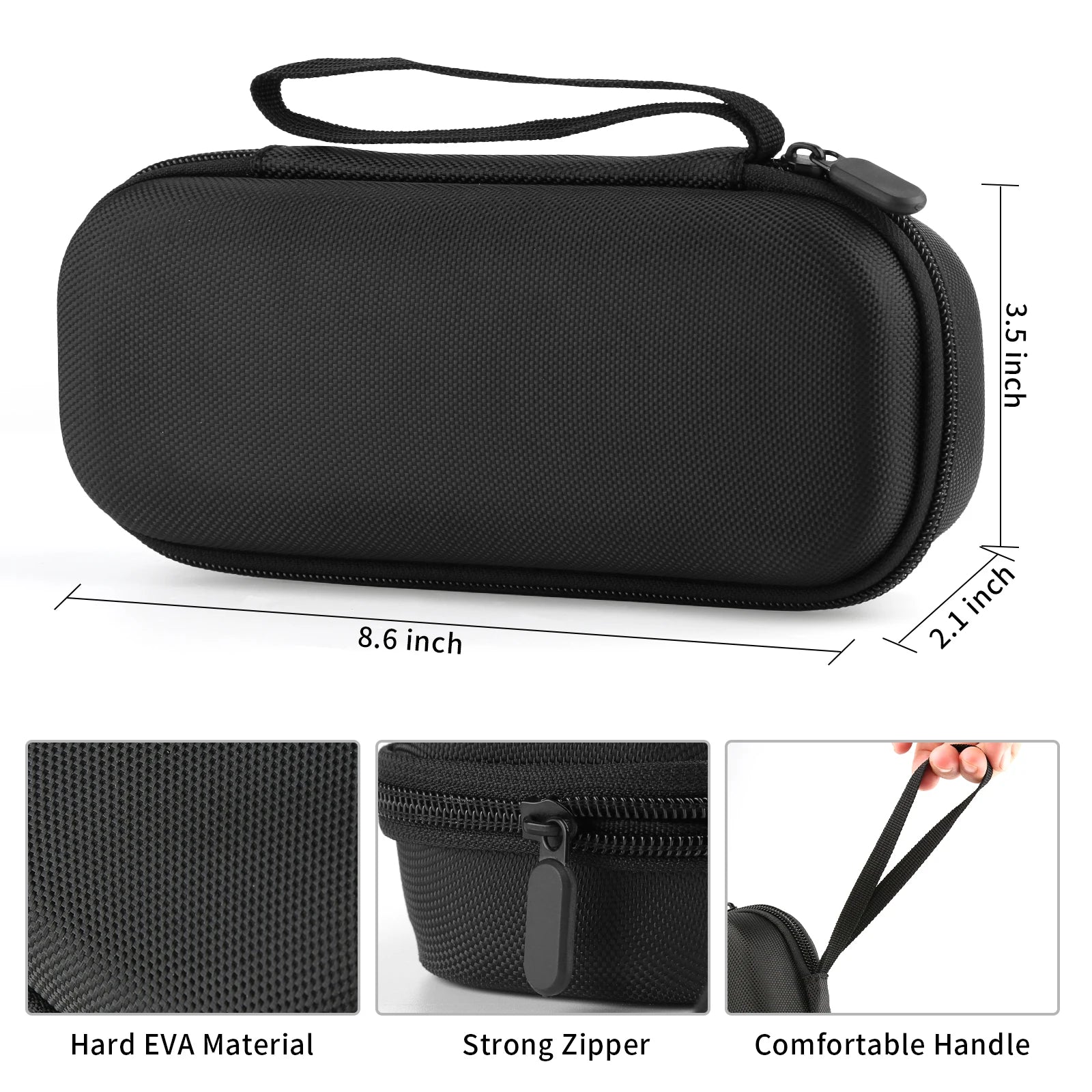 Toothbrush Travel Case for Oral-B Pro 1000, 2000, 3000, 3500, 1500/ for Philips Sonicare Protective Clean 4100 5100- only Bag