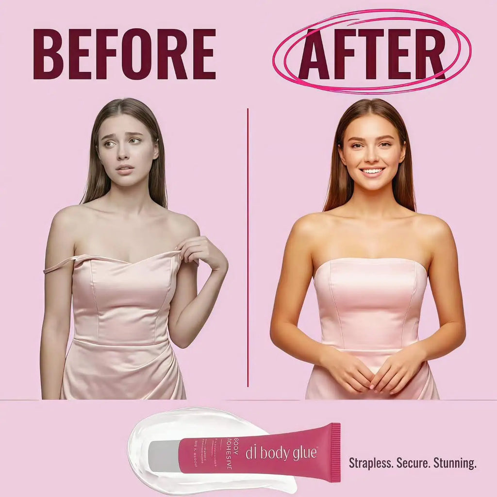 Transparent Body Glue, Gentle Quick-Dry Waterproof Anti-Slip Invisible Adhesive, Long-Lasting Secure Attachment, 1 Piece