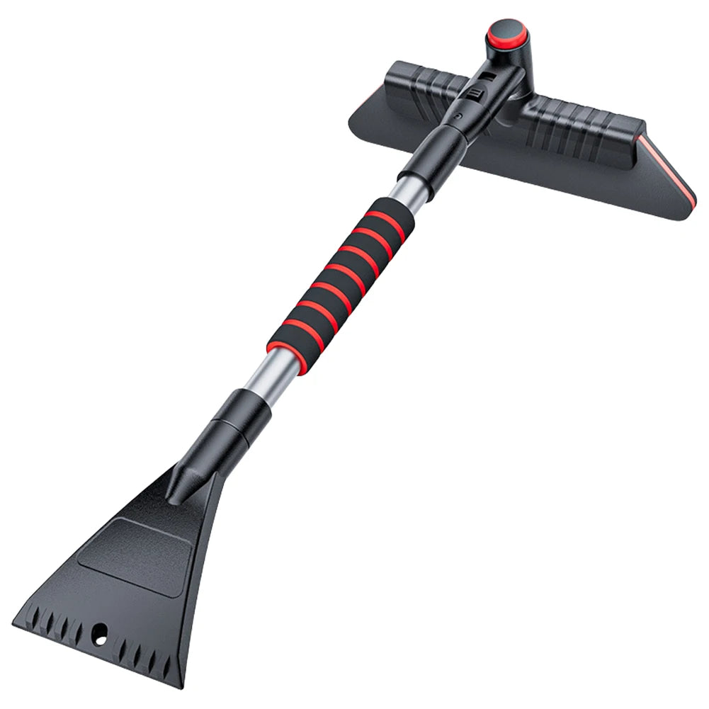 3 In 1 Extendable Ice Scraper Multifunctional Detachable Snow Brush Front Windshield Ice Scraping Defrost Broom Car Accessories