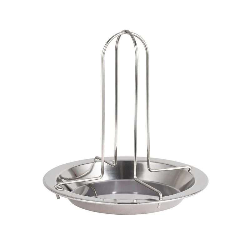 Roasting Grill Stand with Bowl Chicken Roaster Rack Kitchen Outdoor BBQ Tools Stainless Steel Non-stick Grilled Chicken Holder