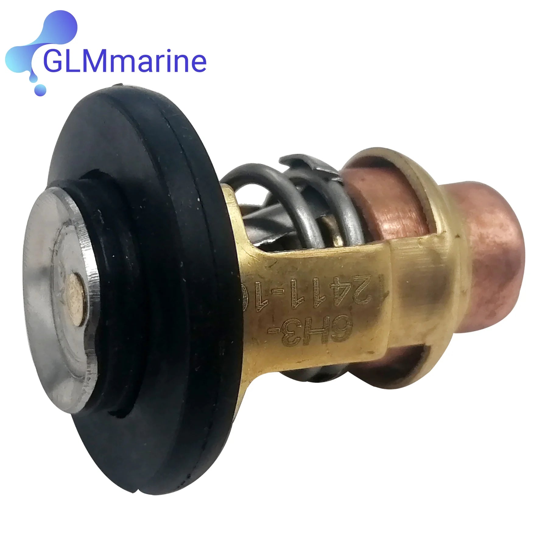 Thermostat Assy 6H3-12411 Compatible with Yamaha Marine 60HP 70HP P60 C60 E60 70E 70T Outboard Engine 6H3-12411-00 6H3-12411-10