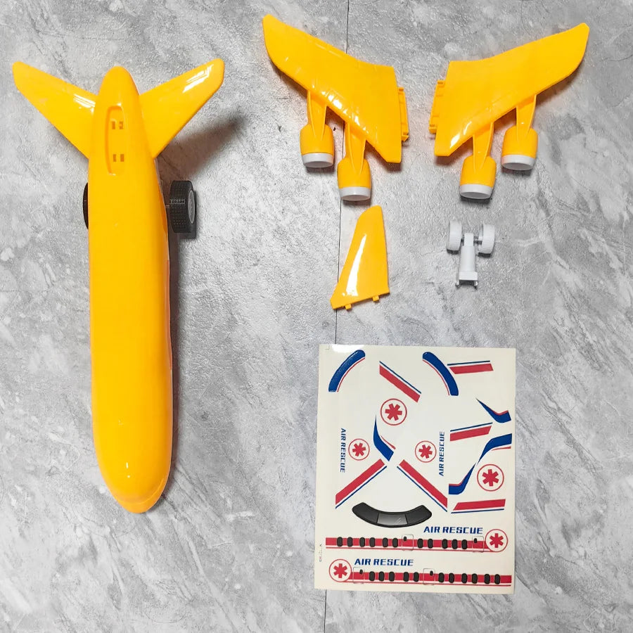 Children's large passenger plane toy, inertial airplane model, suitable as birthday gifts for boys and girls