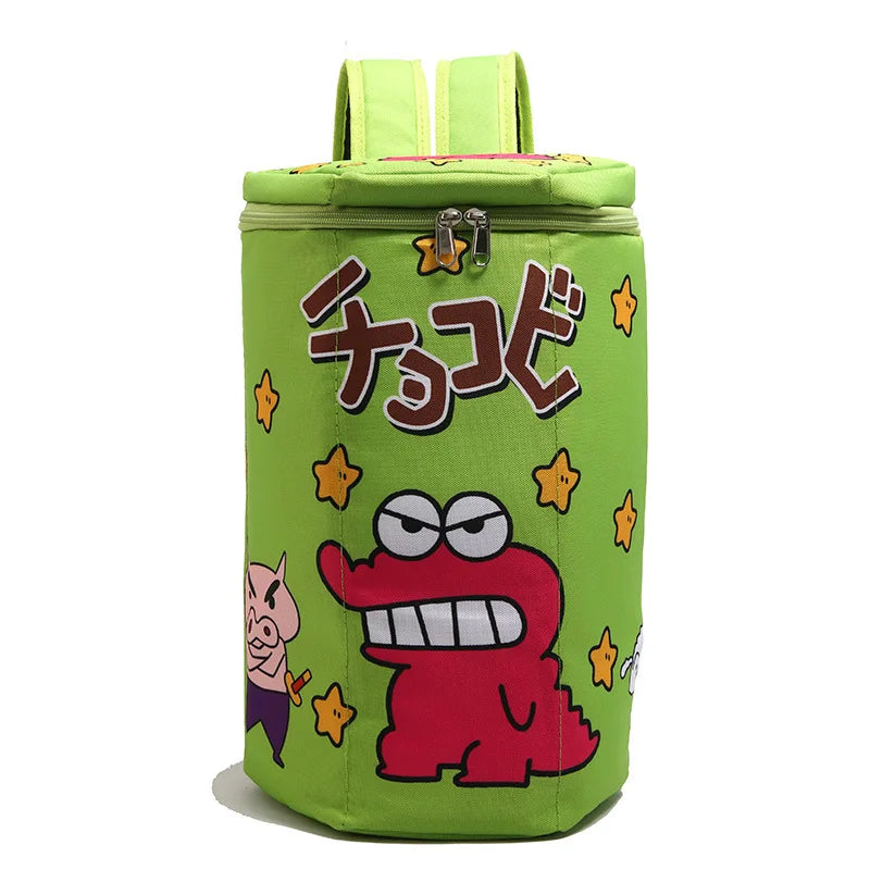 Cartoon  Backpack Sport Travel Bag Cute Biscuit Box Zipper School Bag Badminton Rackets Storage Bag Package Gift