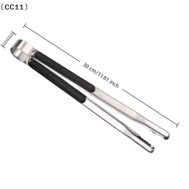 Stainless Steel Barbecue Clip Non-slip Thickened Simplicity Portable Clip Multifunction Buffet Steak Food Clip BBQ Tools〔CC11〕