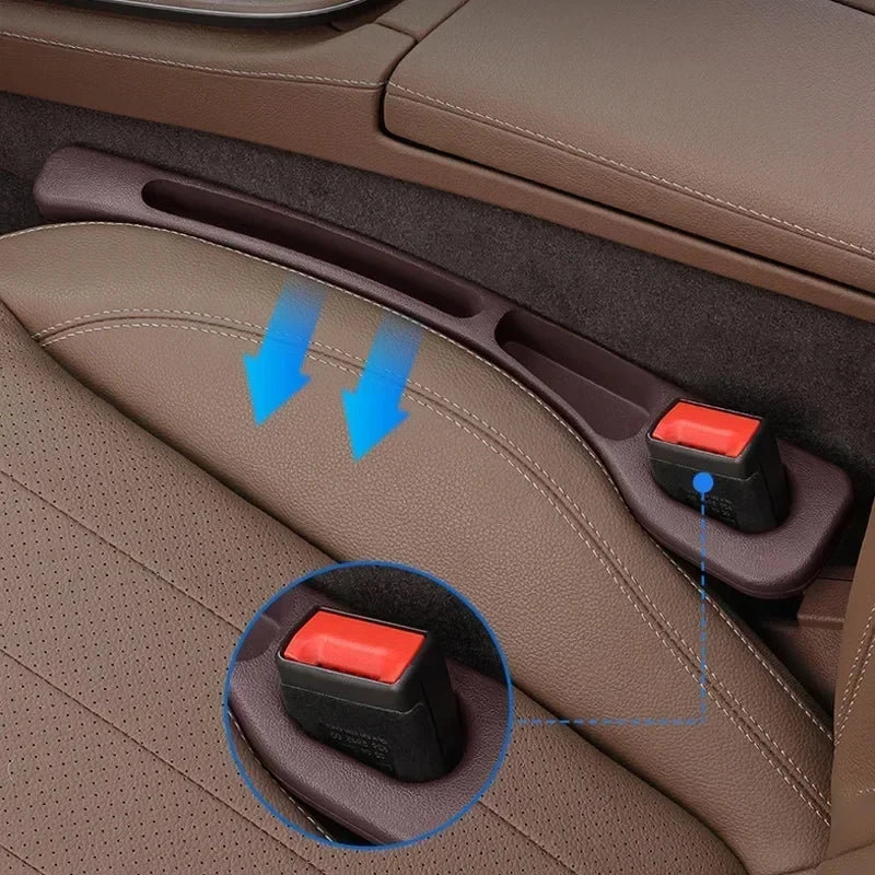 1/2PCS Car Seat Gap Filler Side Seam Plug Strip Leak-proof Filling Strip With Storage Slot Car interior Decoration Accessories