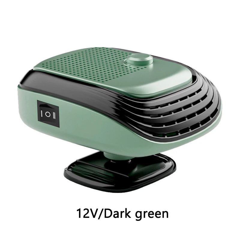 SEAMETAL Universal 12V Car Heater Fan Portable Auto Heater 360° Rotatable Windshield Defroster Fast Heating for Truck Van
