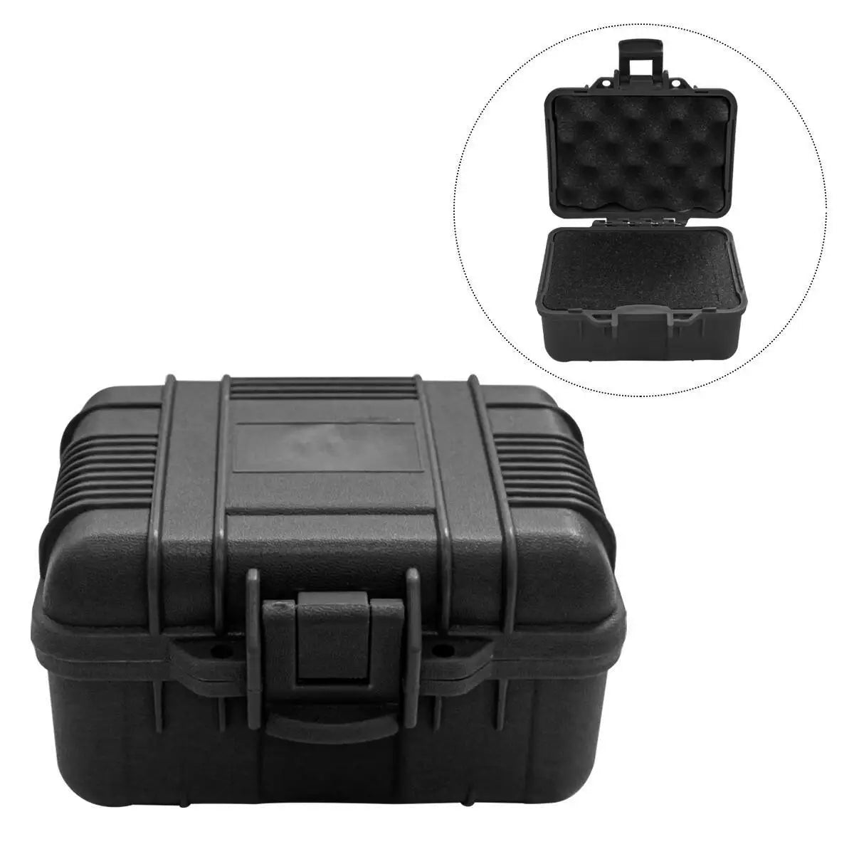 Plastic Box With Anti-shock Foam - Used For Outdoor Storage Of Some Fragile Items, Small Electronic Products Portable Hard Case