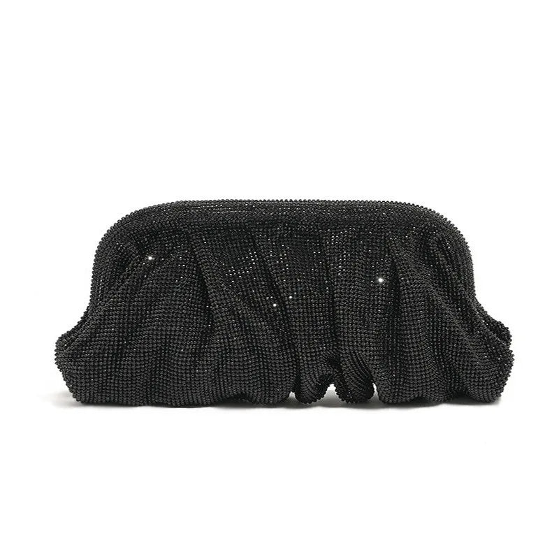 XMESSUN New Diamonds Evening Clutch Bag for Women,Fashion Designer Wedding Party Pouch Bag Lady Chain Shoulder Crossbody Bag