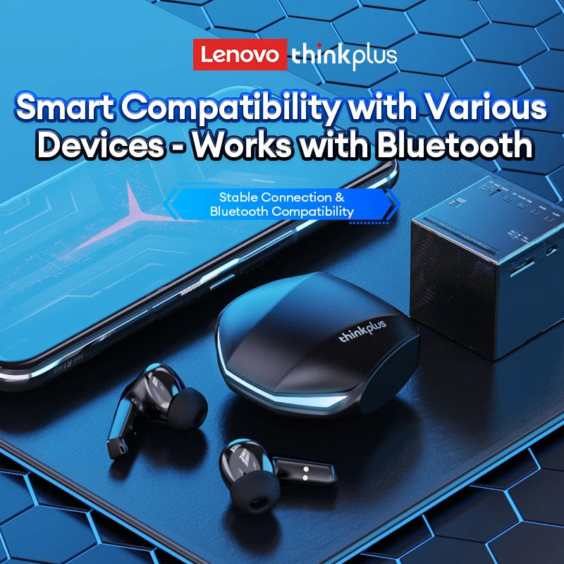 Lenovo GM2 Pro Gaming Earphones Bluetooth 5.4 Sport Headset Dual Mode HD Call Noise Reduction Earbuds with Mic Music Earphones