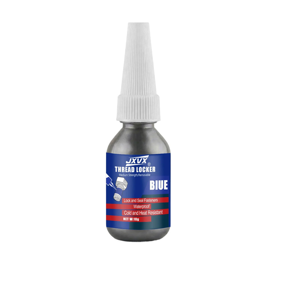 Medium Strength Threadlocker Impact-Resistant, Anti-Loosening, Anti-Slip, Rust-Proof Agent Removable Anaerobic Quick-Drying Epoxy Adhesive for Screws and Nuts,Anti-Loosening, Suitable for All Hardware Threaded Assembli