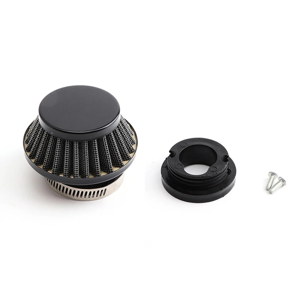 2-Stroke Pocket Bike Air Filter With Connector For 47cc 49cc Carburetor Mini Quad ATV Dirt Bike Go Kart