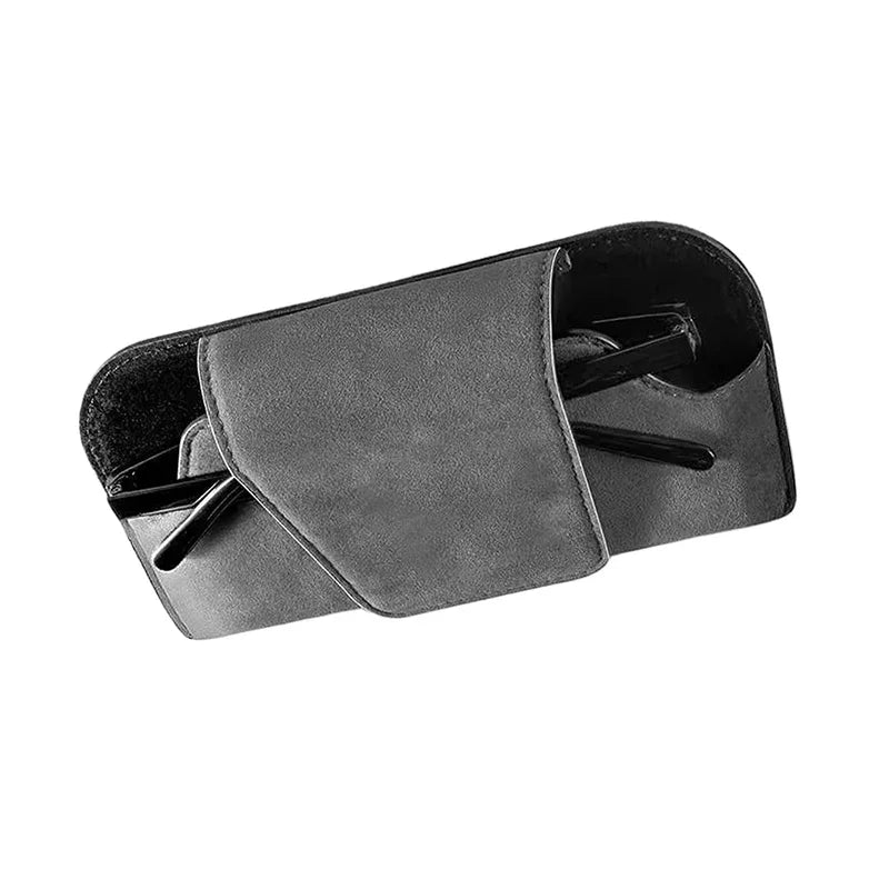 Universal Car Sun Visor Eyeglasses Holder Anti-Scratch Lining Glasses Organizer Accessory