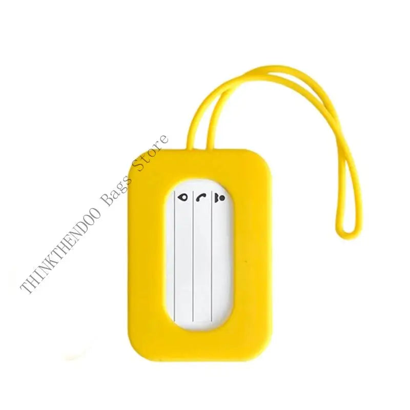 Silicone Airline Luggage Tages for Suitcases Name Labels Suitcase Tages for Travel Bag Case Name Tages Flexible