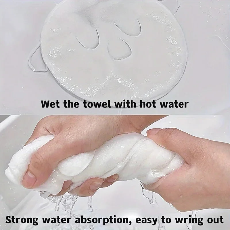 Hot Compress Face Towel Reusable Face Mask Towel for Hot Cold Skin Care Beauty Facial Care Tools Skin Moisturizing Towel