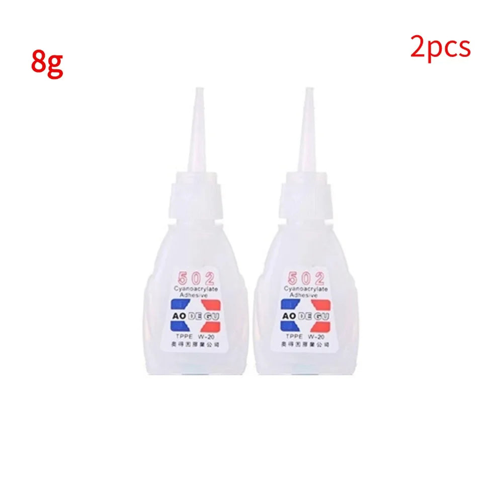 8g/30g Super Glue Instant Adhesive Strong Adhesion Best Repair 502 Fast Multipurpose Agent Strong shoe Glue 1/2/3/4/5/10pcs