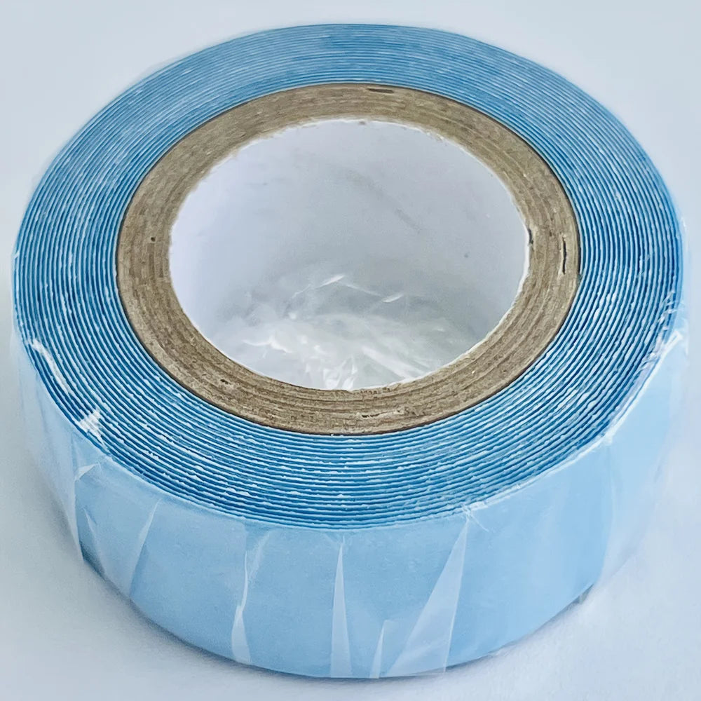 Blue Wig Double Sided Adhesive Tape Lace Front Super Hold Waterproof For Hairpiece Toupee Hair Extension Styling Tools