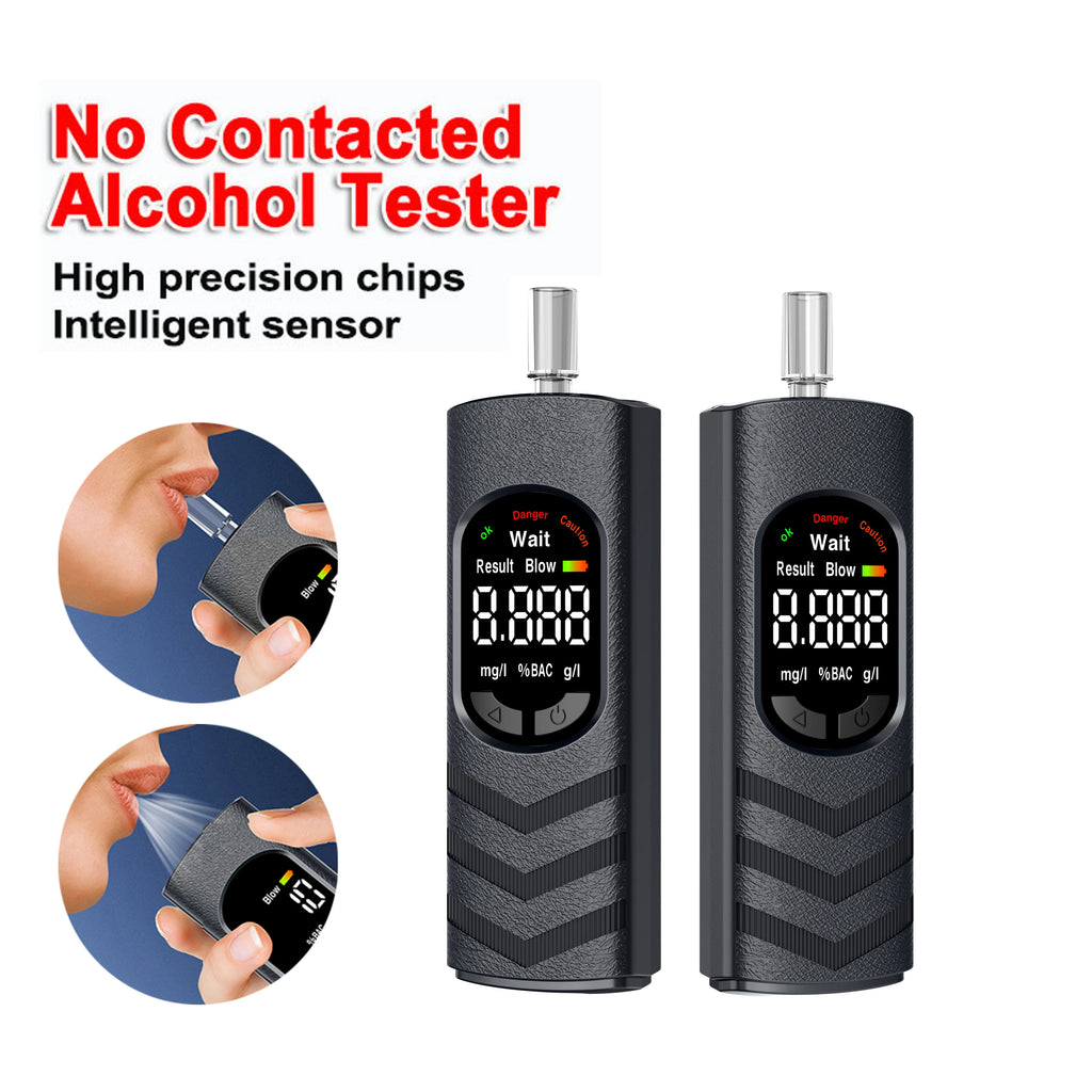 Digital Alcohol Tester Professional Alcohol Detector Breathalyzer Police LCD Display Drunk Driving Tester Long Standby