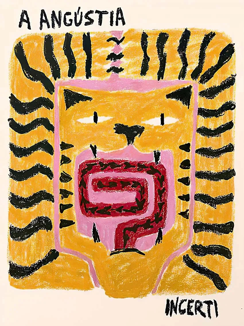Ancient Egypt Colorful Abstract Boho Poster Tiger Leopard Figure Wall Art Prints Canvas Painting Pictures For Living Room Dec