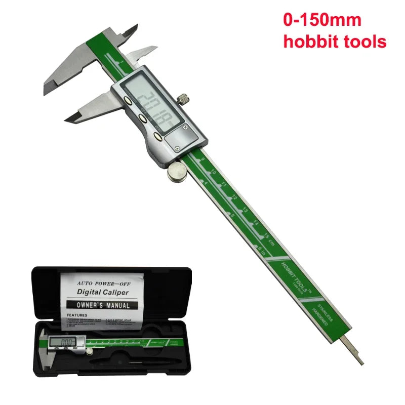 High Quality 0-50mm 150mm 200mm 300mm Metal Casing Digital Caliper Electronic Vernier Depth Gauge Micrometer Tool