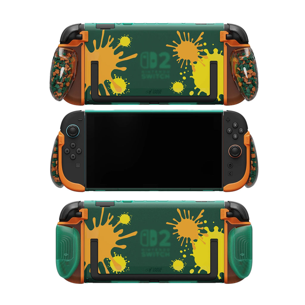 Savage Raven by Skull & Co. FissionGrip Dockable Revolutionary Split Protective Case for Nintendo Switch 2