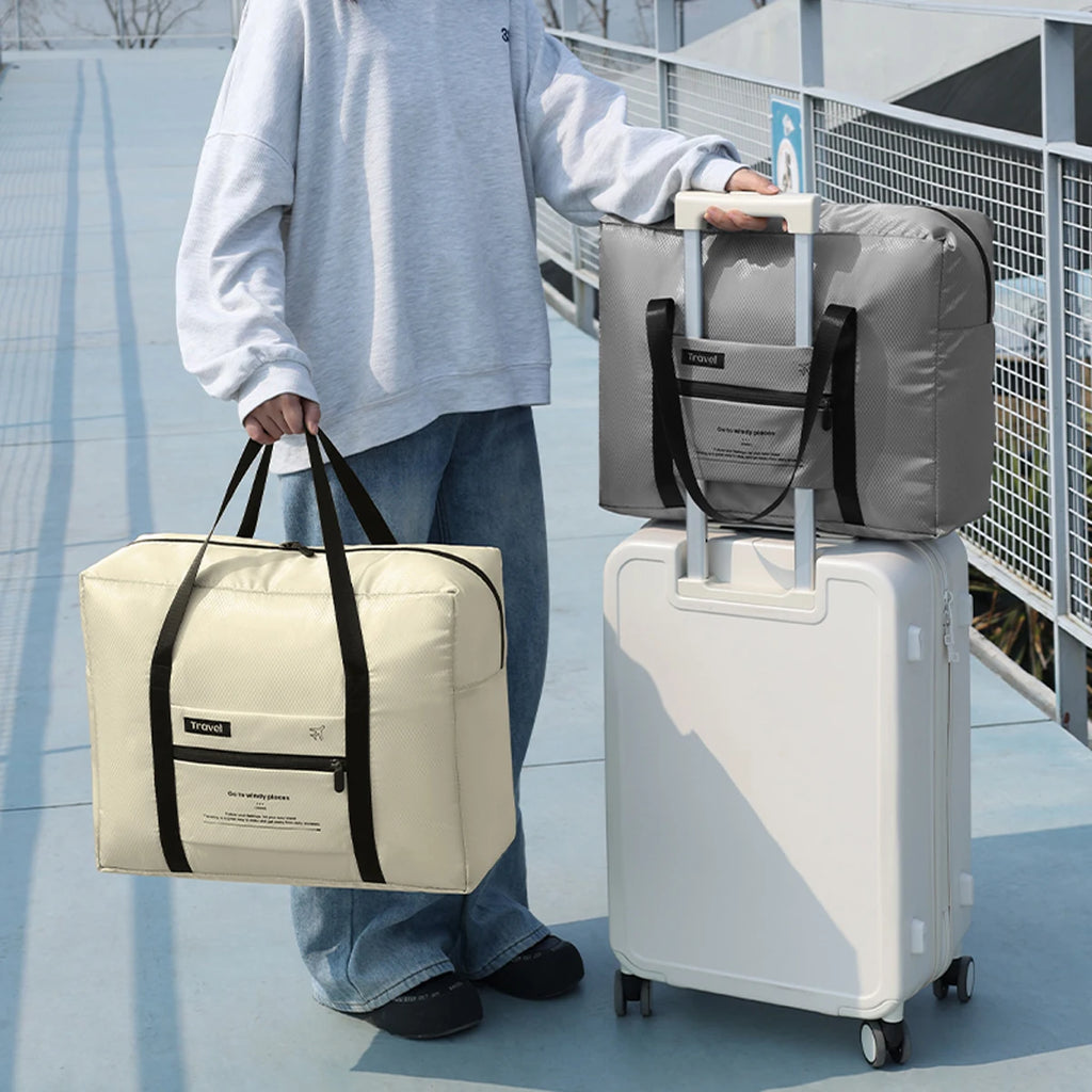 2025 new diamond-shaped luggage bag, large-capacity moving luggage bag, ultra-light foldable travel bag, clothing storage bag