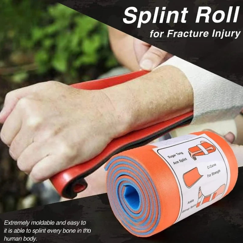 Emergency Fixed Splint High Plasticity of The Polymer Multi-functional Fracture Splint Fixes Bones Foldable