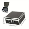 Aluminum Tool Case Multi-Purpose Hard Metal Storage Box for Garage Organization & Toy Storage, Portable Protective Carrying Case