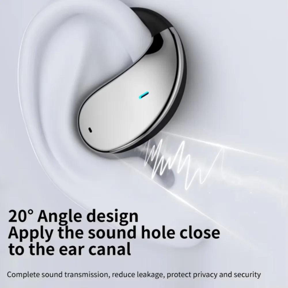 Bluetooth 5.4 Earphones AI Real Time Translation Support 144 Language Wireless Earbuds HiFi Noise Reduction Headphones Ear-hook