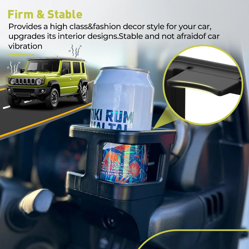 For Suzuki Jimny JB74 JB64 2019-2025 Water Cup Holder Bracket High-Quality ABS Drinkes Support Car interior Accessories 2020