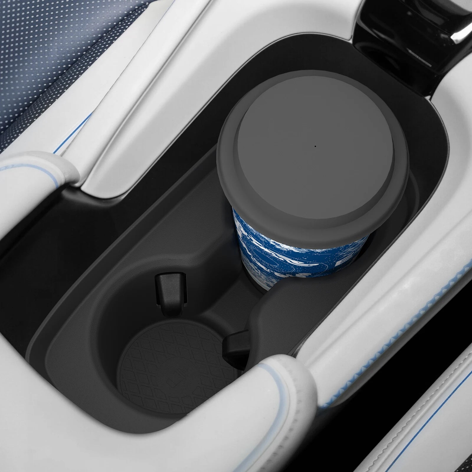 LUCKEASY for Honda Prelude 6th Gen BF1 2025-2026 Central Console Water Cup Holder Car Accessories Drinks Holder Storage Case Box