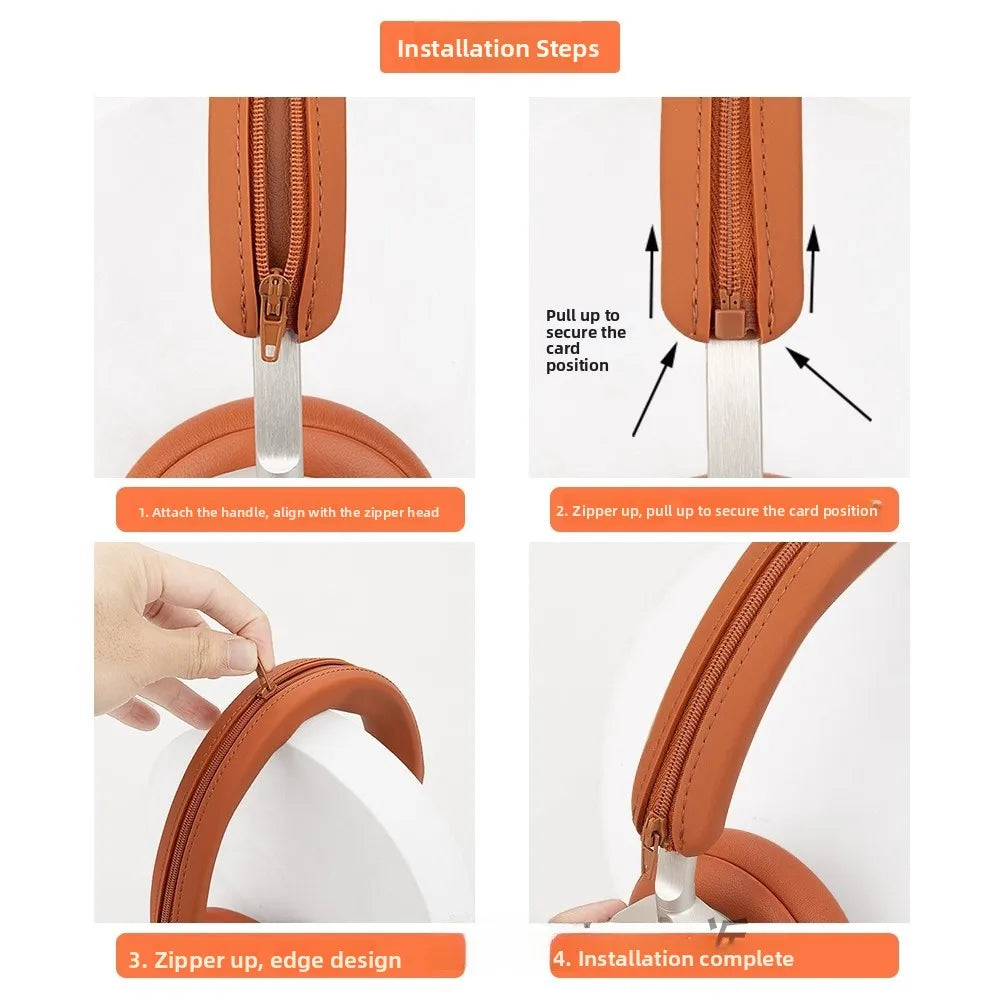 B&O Beoplay H95 Headset Protective Case Silicone Headband Cover Ear Cuion Cover Dustproof Anti-scratch Sweatproof Accories