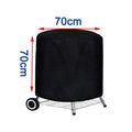 Waterproof Dome BBQ Cover for Weber Charcoal Kettle & Char-Broil Grill, Heavy Duty Outdoor Smoker Cover with Drawstring