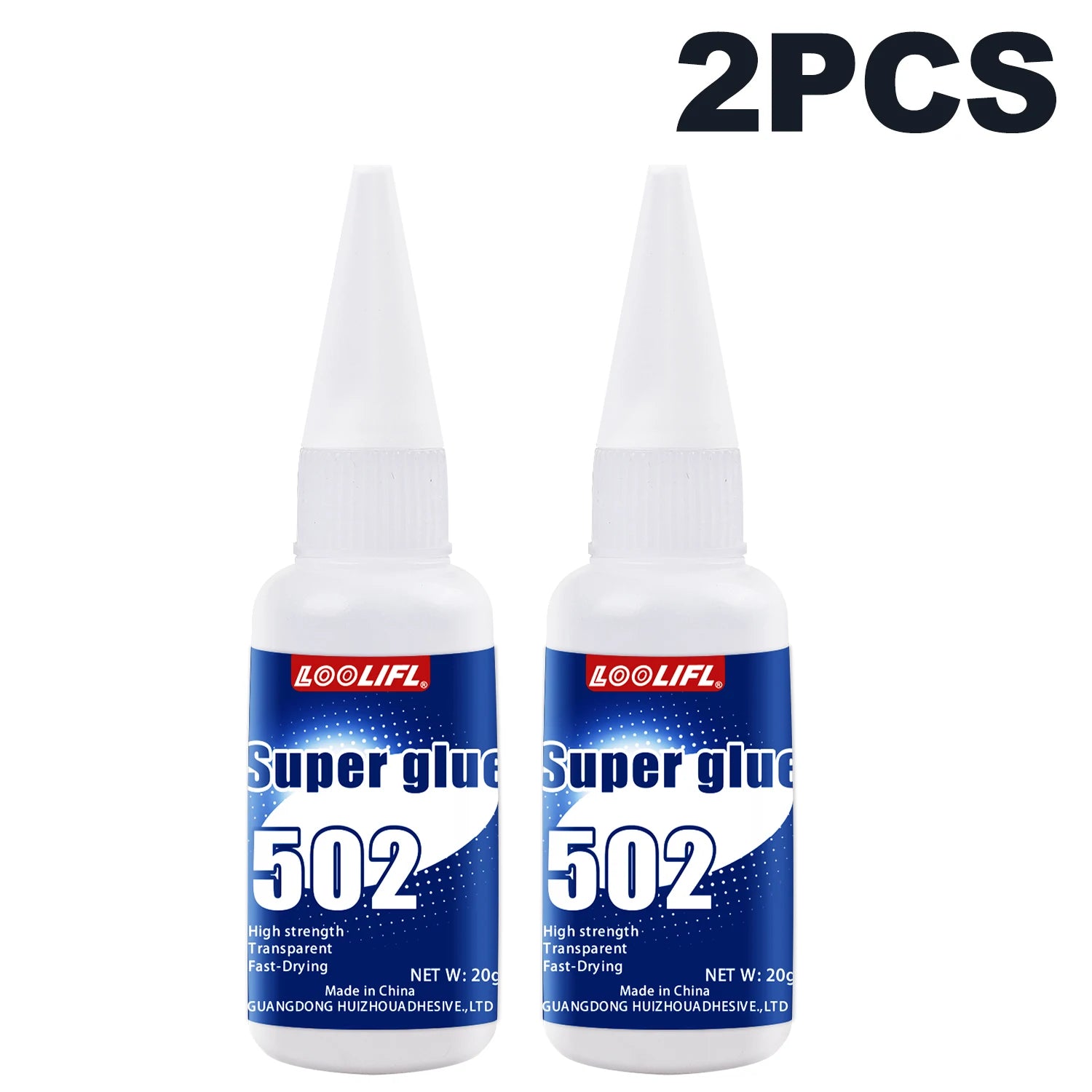 Super Glue 502 Liquid Quick Drying Adhesive Cyanoacrylate Sealant Is Suitable for Wood, Plastic, DIY Models, Ceramics, Glass, Et
