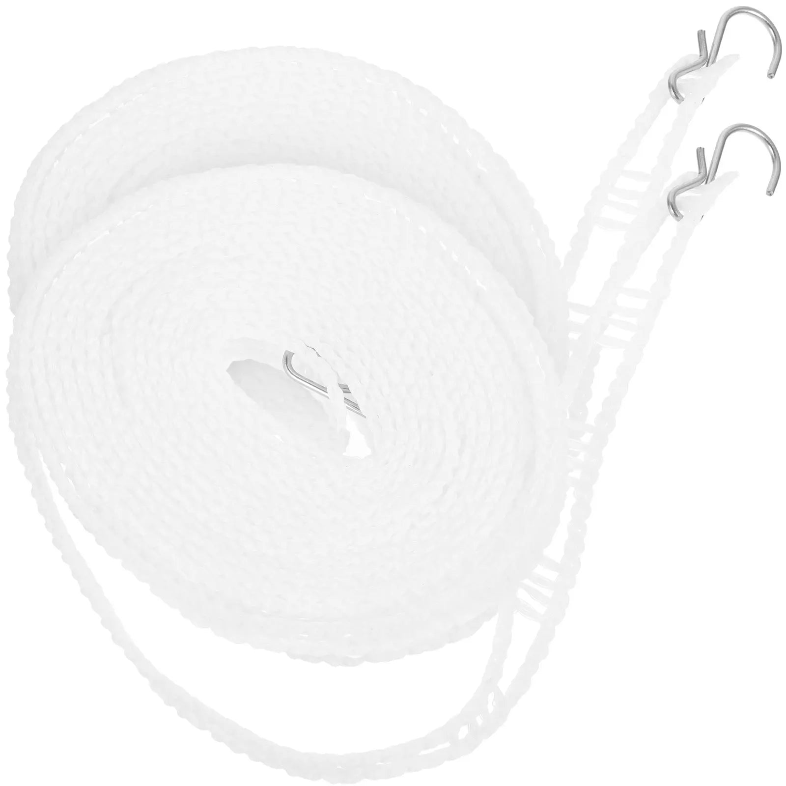 2Pcs Portable Outdoor Clothesline Heavy-Duty Pe Stainless Steel Windproof Travel Clothesline for Camping Hiking Vacation Drying