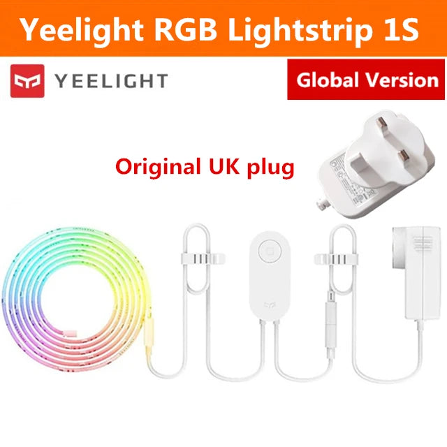Global version Yeelight Aurora Smart Light Strip 1S RGB Colorful WiFi 2M To 10M 60 LED LightStrip Remote Control For APP Homekit